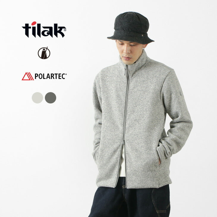 POUTNIK BY TILAK / Monk zip-up fleece jacket