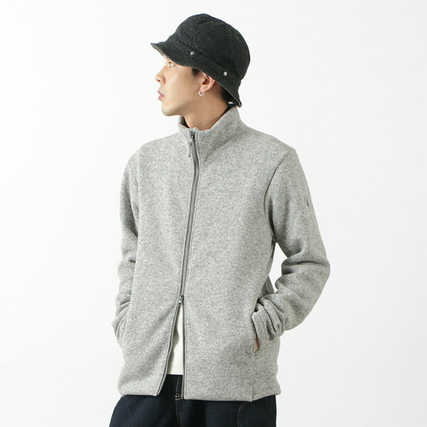 POUTNIK BY TILAK / Monk zip-up fleece jacket