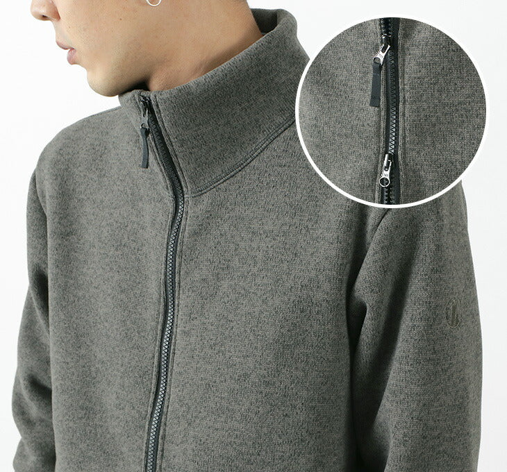 POUTNIK BY TILAK / Monk zip-up fleece jacket