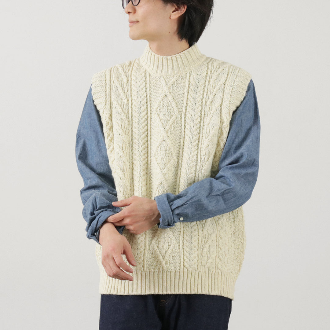 Old Derby Knitwear / Cable Turtle Slipver