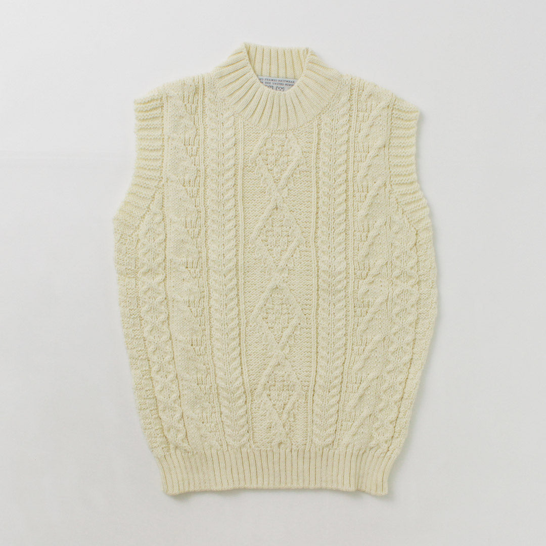 Old Derby Knitwear / Cable Turtle Slipver