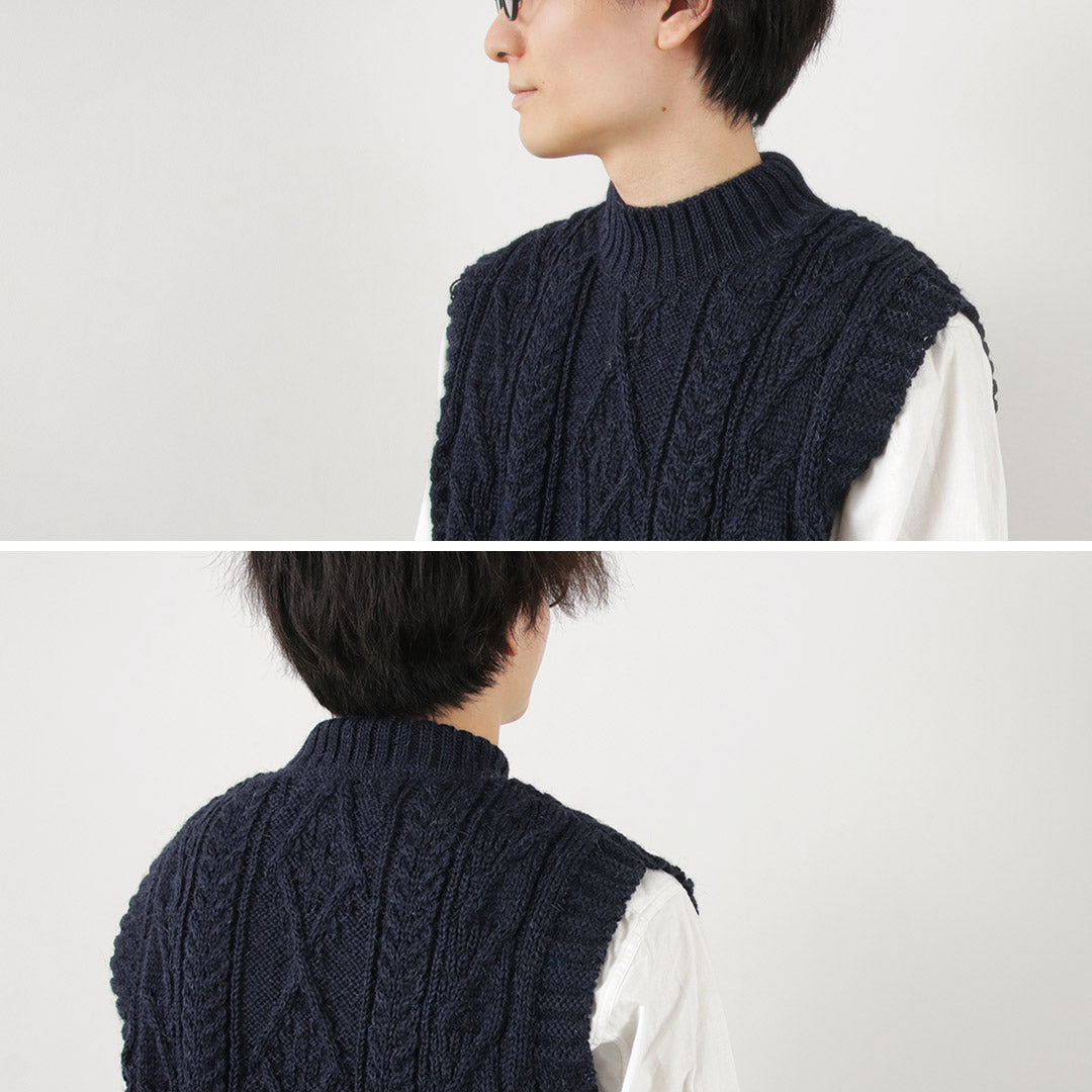 Old Derby Knitwear / Cable Turtle Slipver