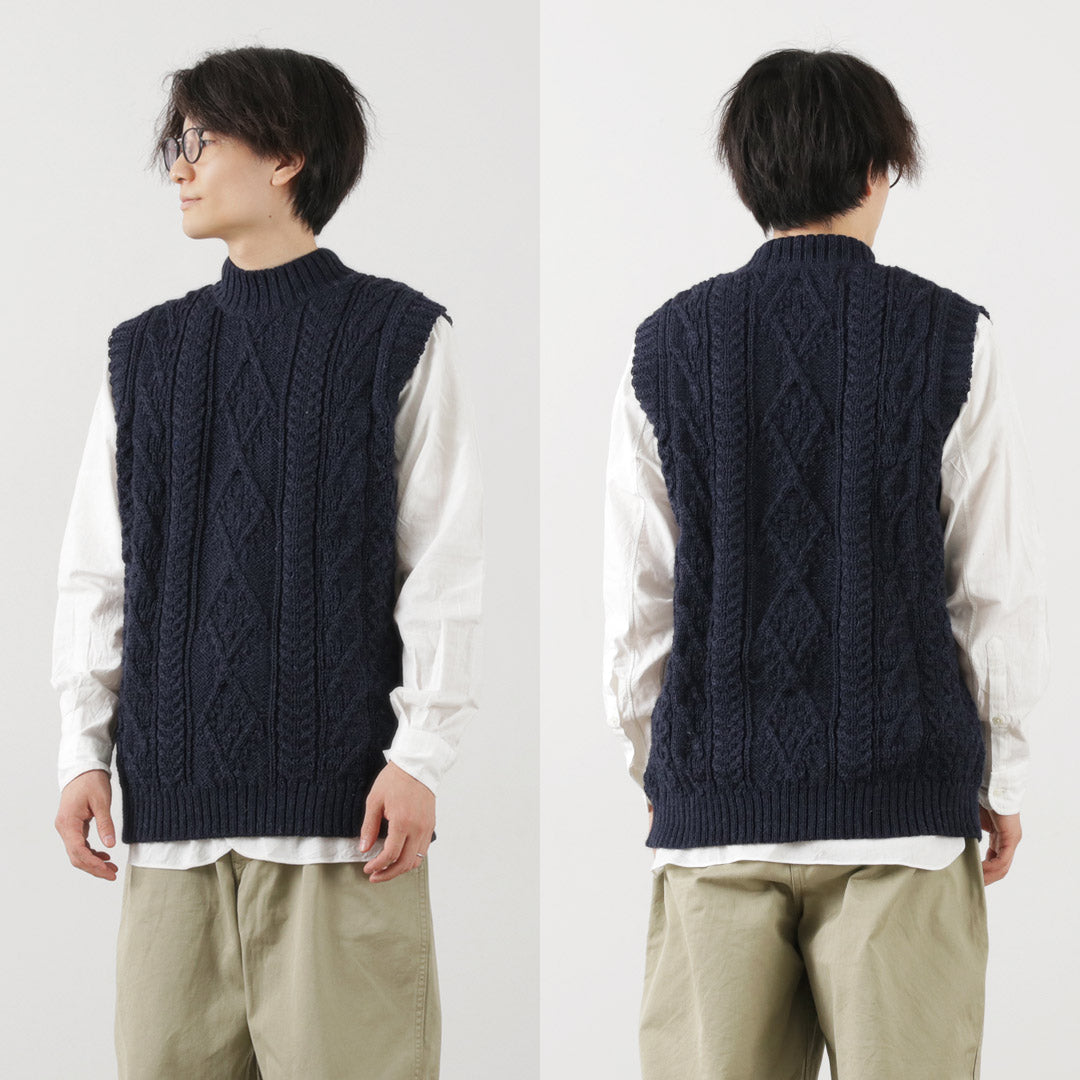 Old Derby Knitwear / Cable Turtle Slipver