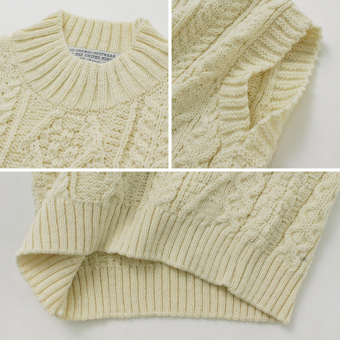 Old Derby Knitwear / Cable Turtle Slipver