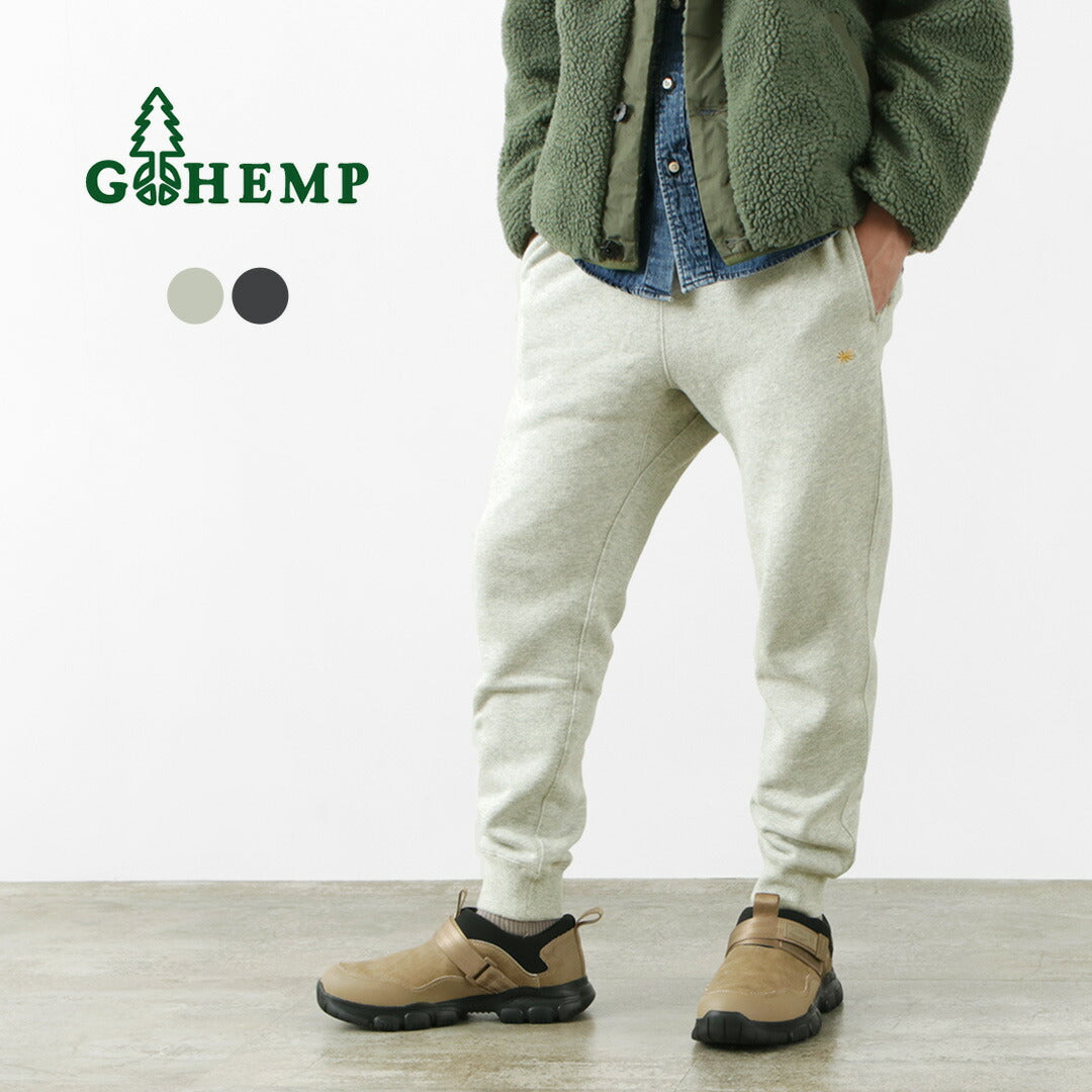 Pantalones de chándal de cáñamo de costilla delgada / gohemp