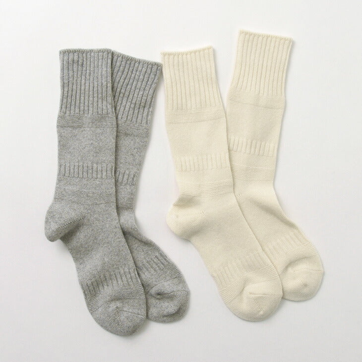 ROTOTO / R1378 Gandy pattern crew socks