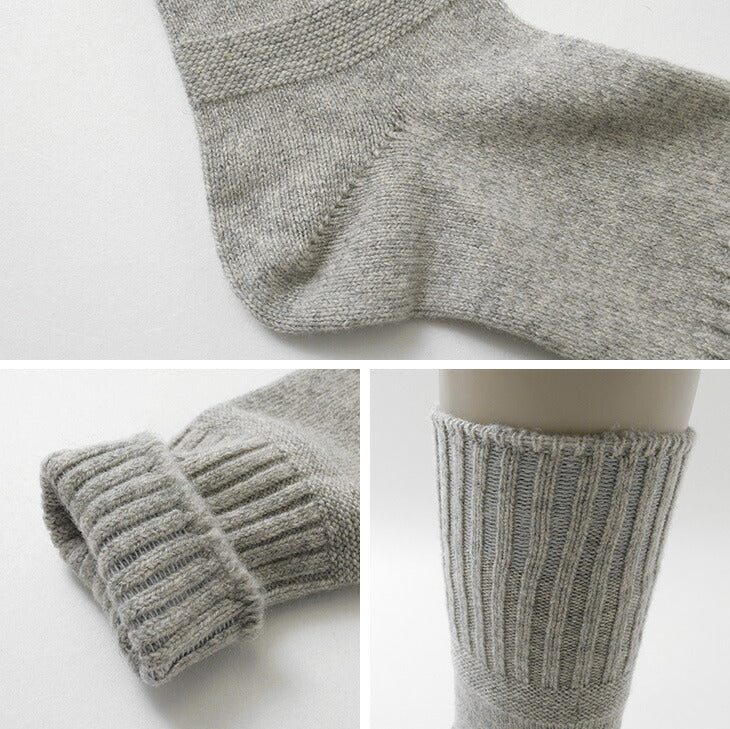 ROTOTO / R1378 Gandy pattern crew socks