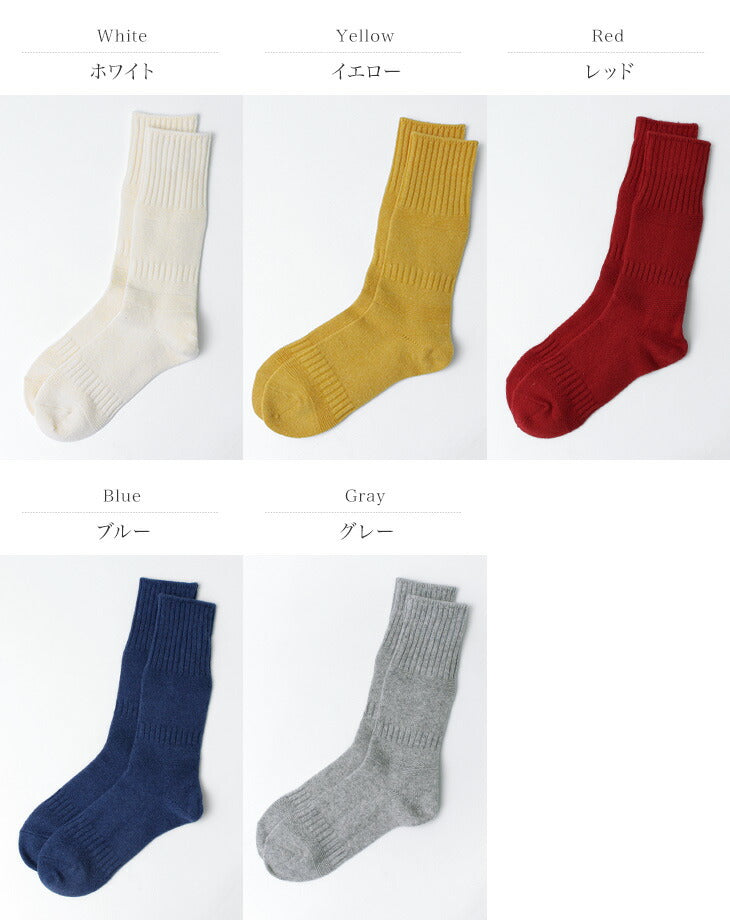 ROTOTO / R1378 Gandy pattern crew socks