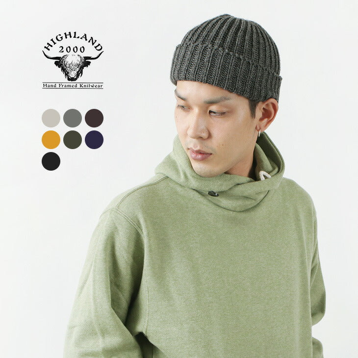 HIGHLAND 2000 / Very Short Merino Wool Knit Cap