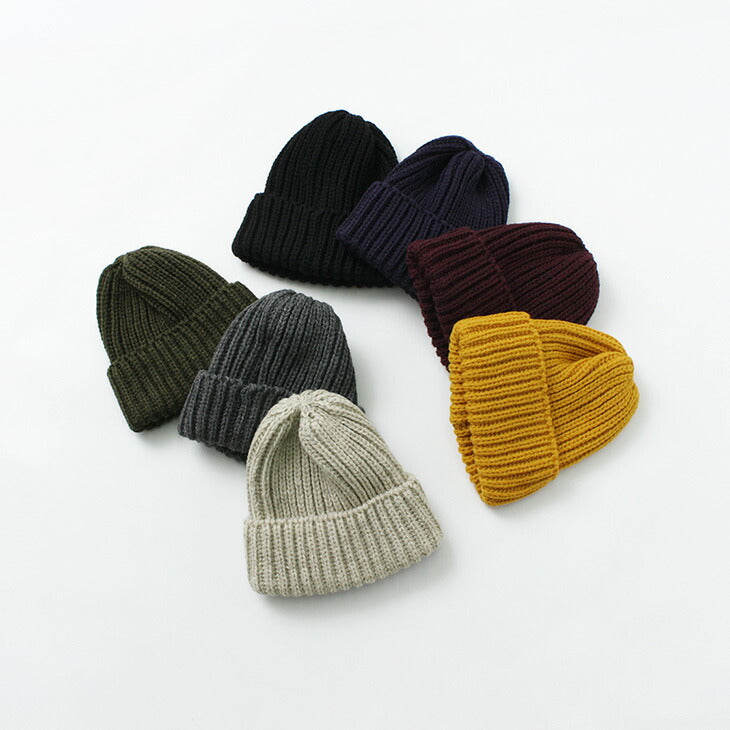 HIGHLAND 2000 / Very Short Merino Wool Knit Cap