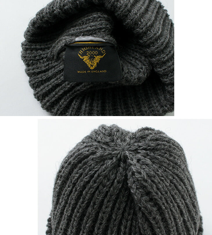 HIGHLAND 2000 / Very Short Merino Wool Knit Cap