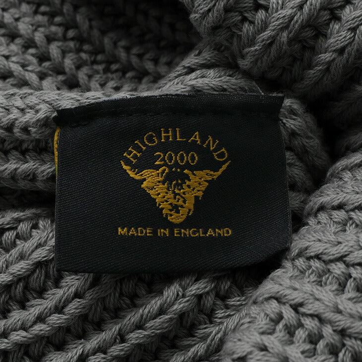 Highland 2000 / Très courte casquette en tricot en coton poids lourd