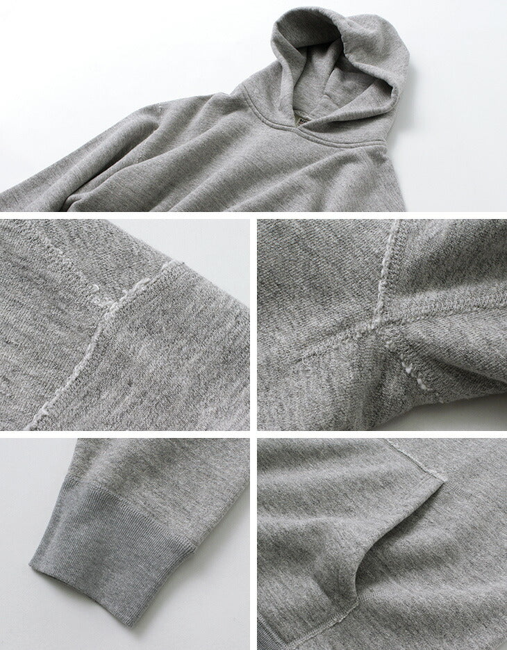 BARNS / Hanging Knit Wide Hoodie