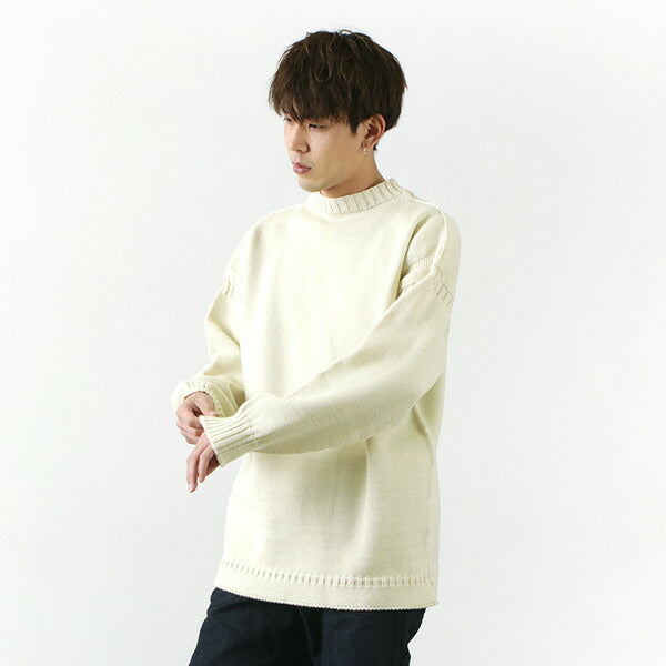 Guernsey Woollens / Trad Gandy超大套头衫