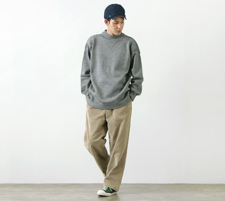 Guernsey Woollens / Trad Gandy超大套头衫