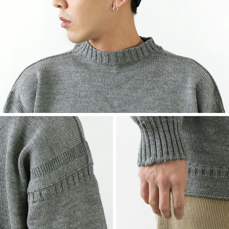 GUERNSEY WOOLLENS / Trad Gandy Oversized Pullover