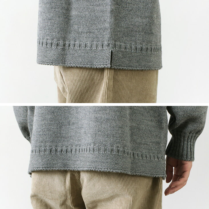 Guernsey Woollens / Trad Gandy超大套头衫