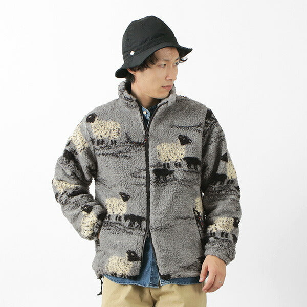 FARFIELD ORIGINAL / Jacquard Woven Boa Fell Jacket