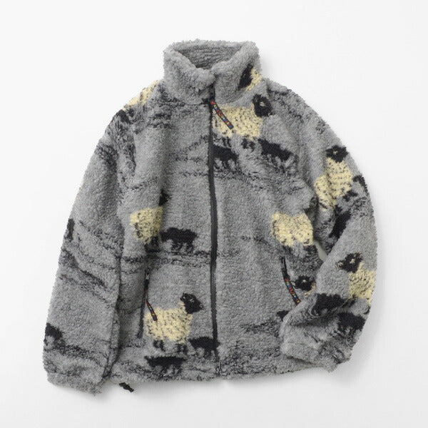 FARFIELD ORIGINAL / Jacquard Woven Boa Fell Jacket