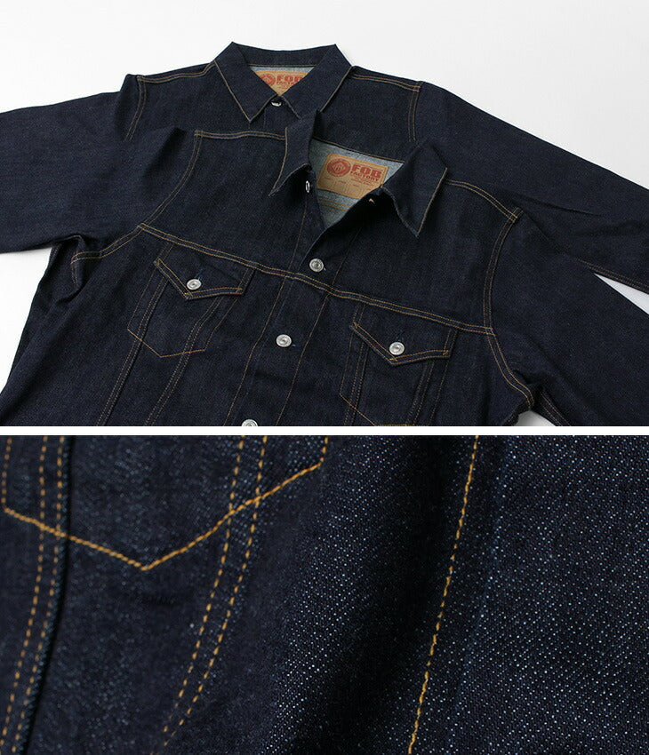 FOB Factory / F2309 스트레치 Selvage 데님 재킷