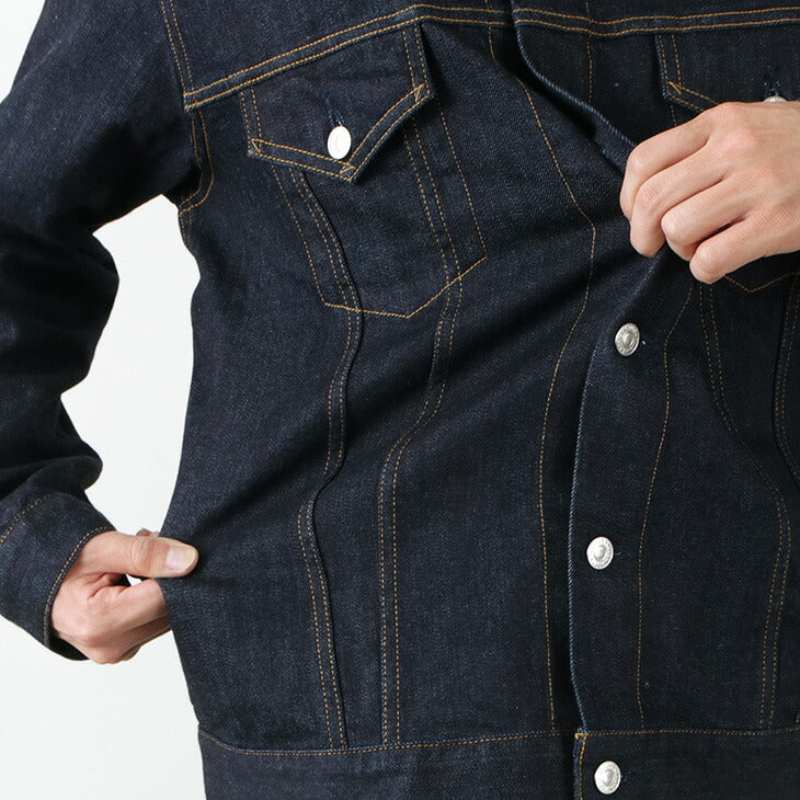 FOB Factory / F2309 스트레치 Selvage 데님 재킷