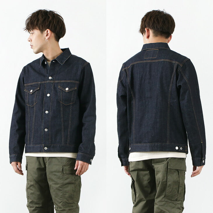 FOB Factory / F2309 스트레치 Selvage 데님 재킷