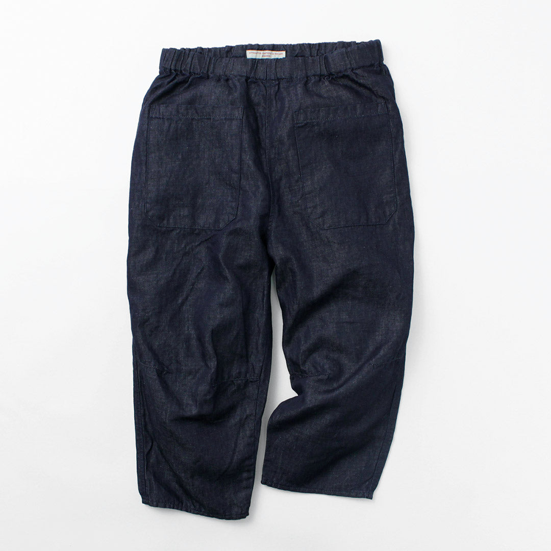 Japan Blue Jeans / RJB7570 Algodón Lino Denim Pantalones Knicker