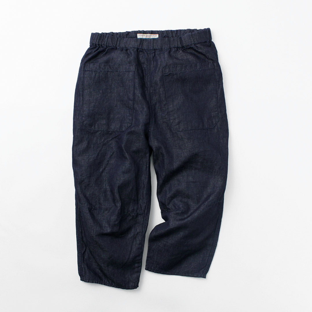 Japan Blue Jeans / RJB7570 Algodón Lino Denim Pantalones Knicker