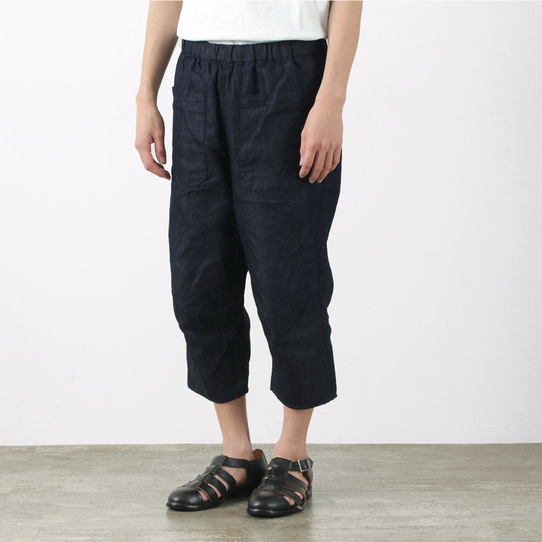 JAPAN BLUE JEANS / RJB7570 Cotton Linen Denim Knicker Trousers