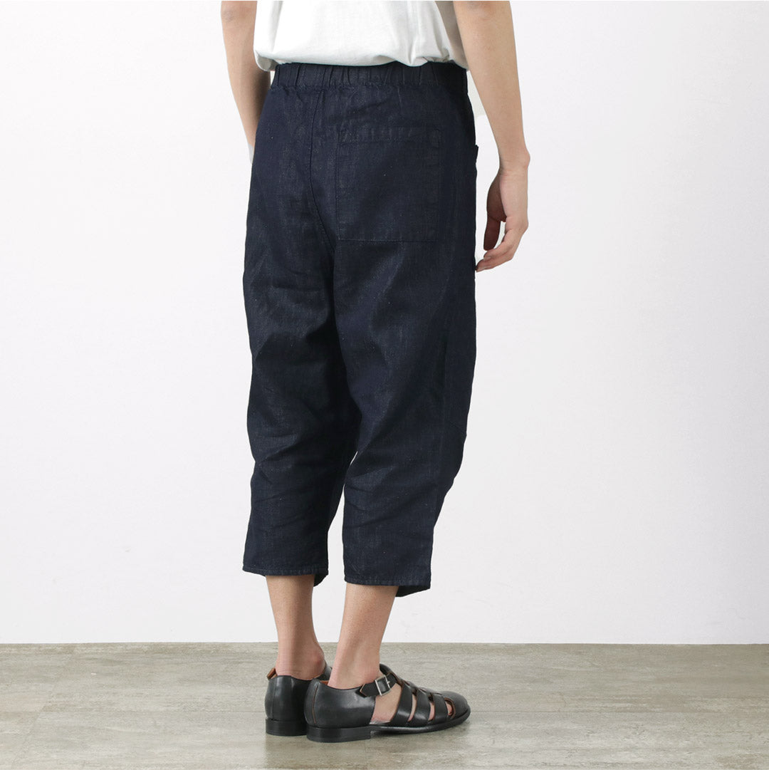 Japan Blue Jeans / RJB7570 Algodón Lino Denim Pantalones Knicker