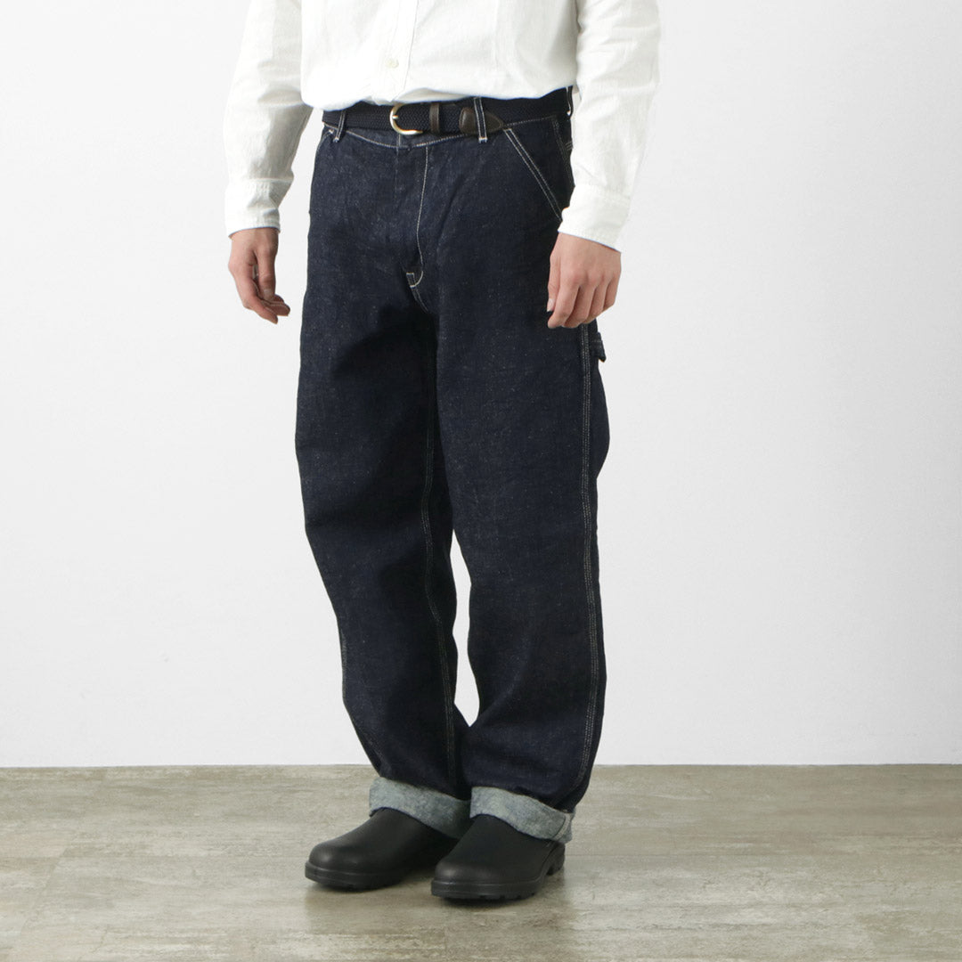 Pantalon de peintre en denim de chanvre de chanvre FOB / F0509