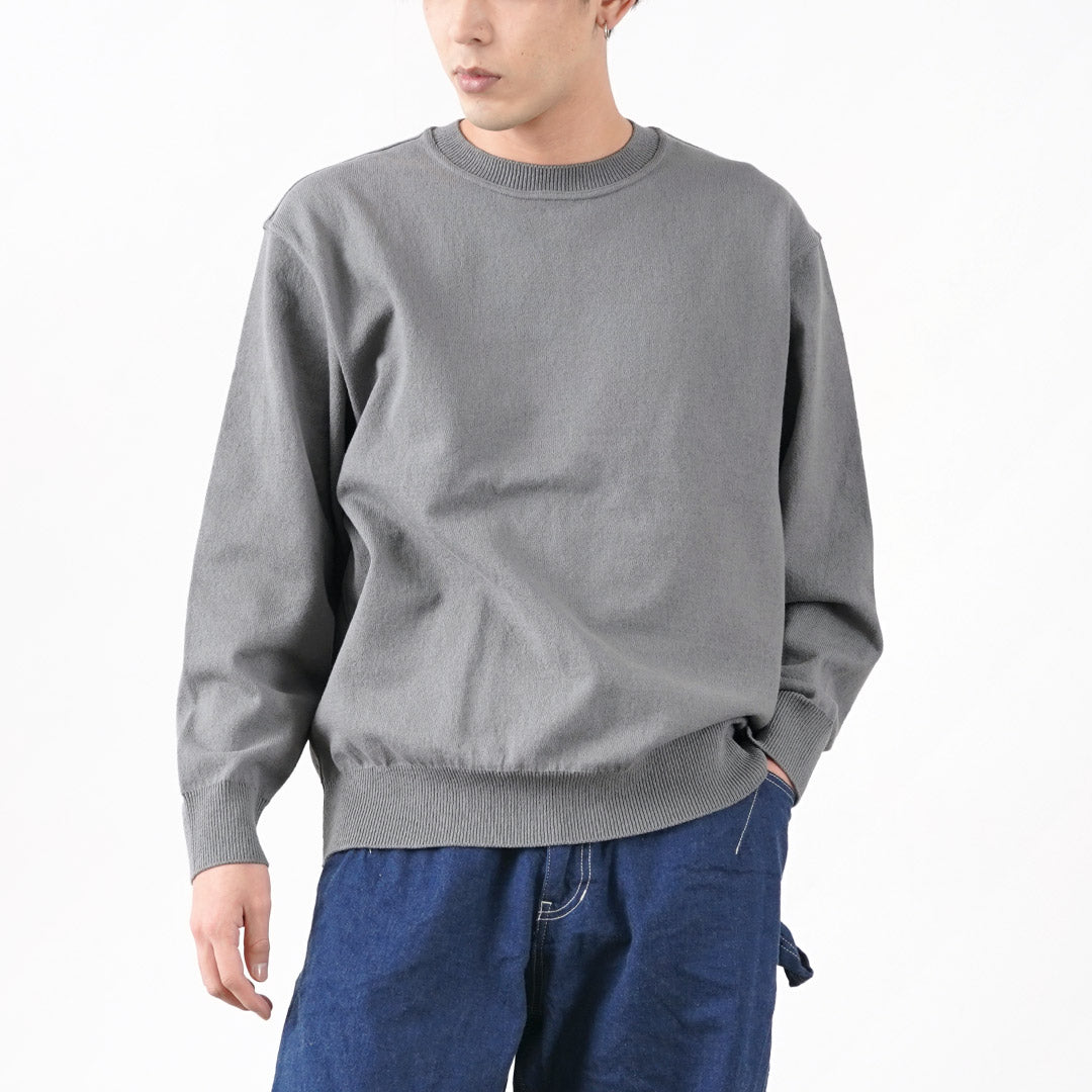 YONETOMI NEW BASIC / Wave Cotton Knit Pullover