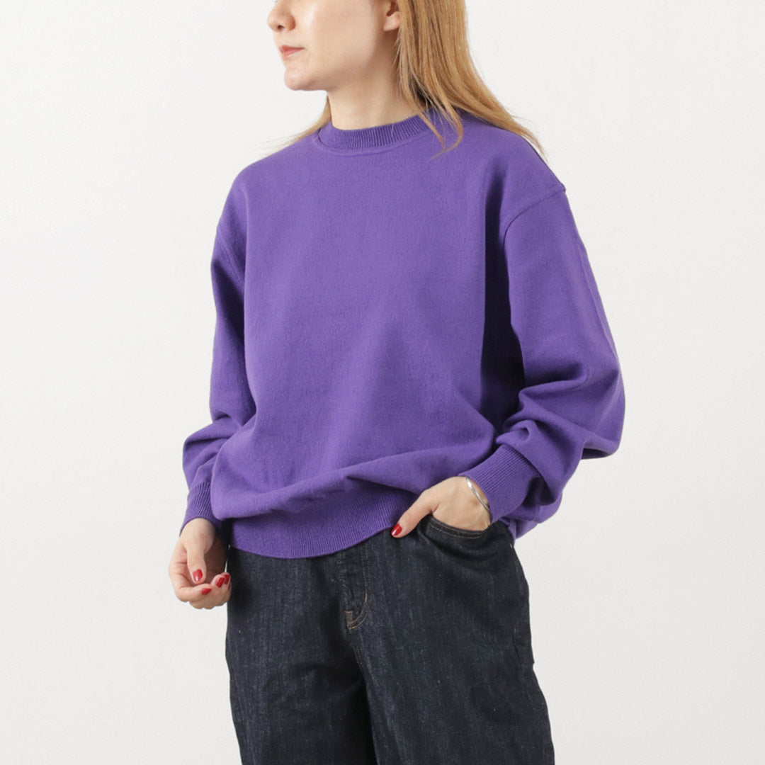 YONETOMI NEW BASIC / Wave Cotton Knit Pullover