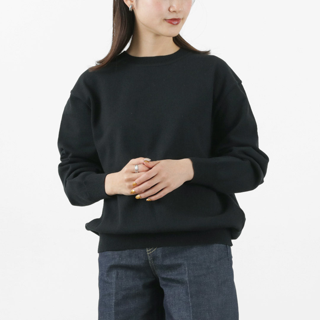 YONETOMI NEW BASIC / Wave Cotton Knit Pullover