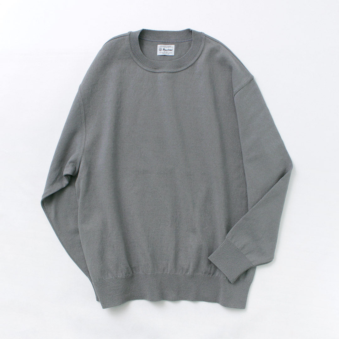 YONETOMI NEW BASIC / Wave Cotton Knit Pullover