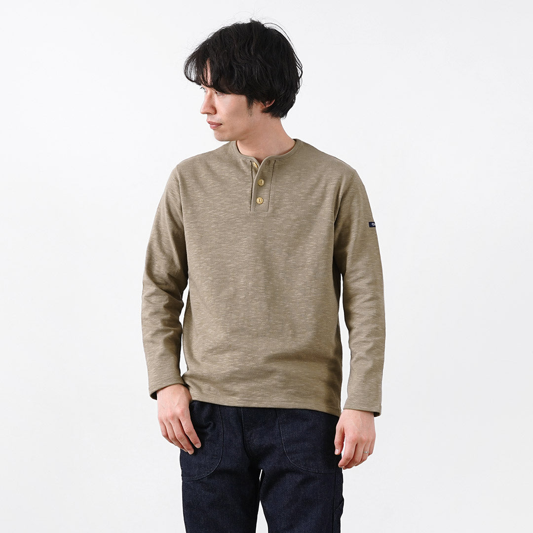 TIEASY / HDCS Henry neck long sleeve T-shirt