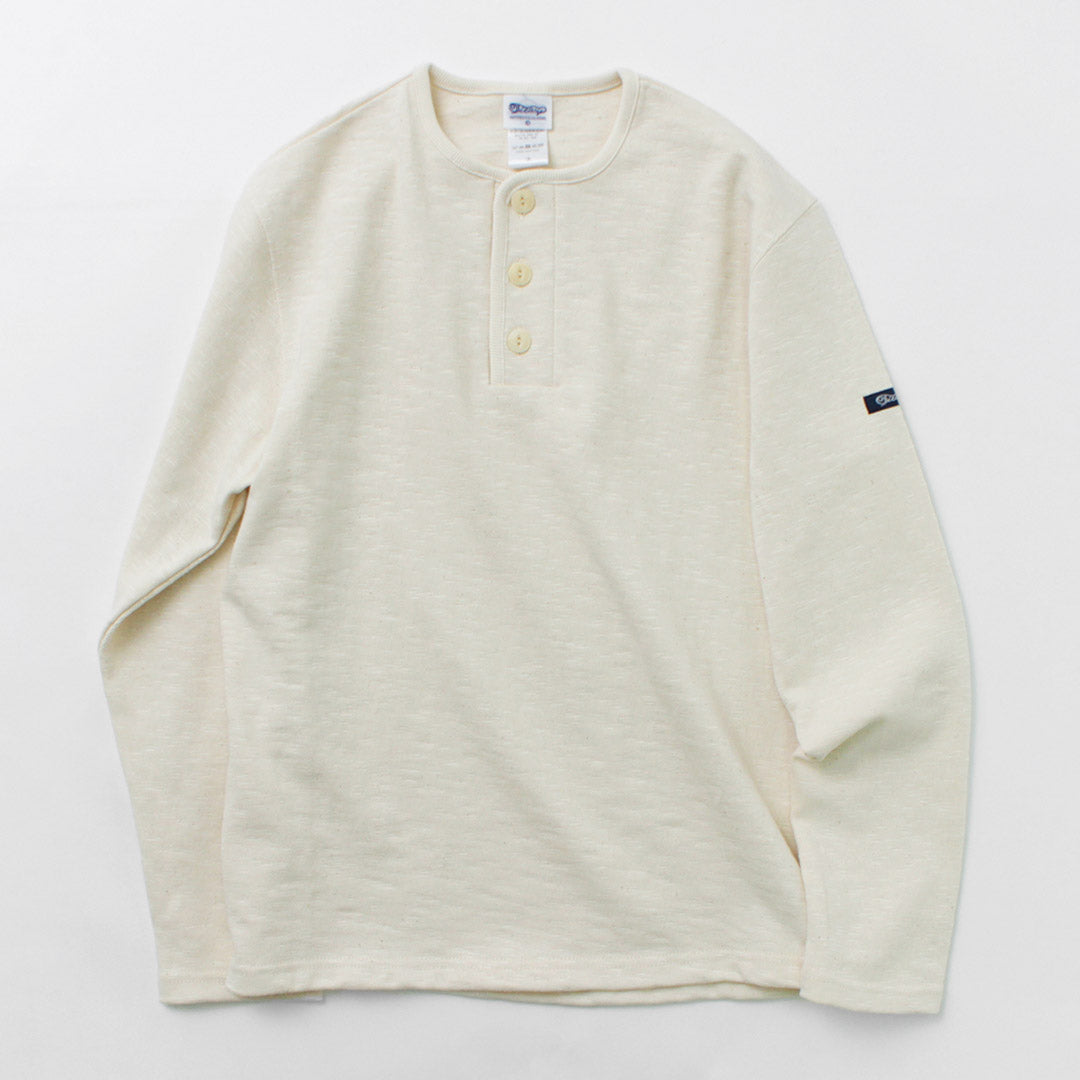 TIEASY / HDCS Henry neck long sleeve T-shirt