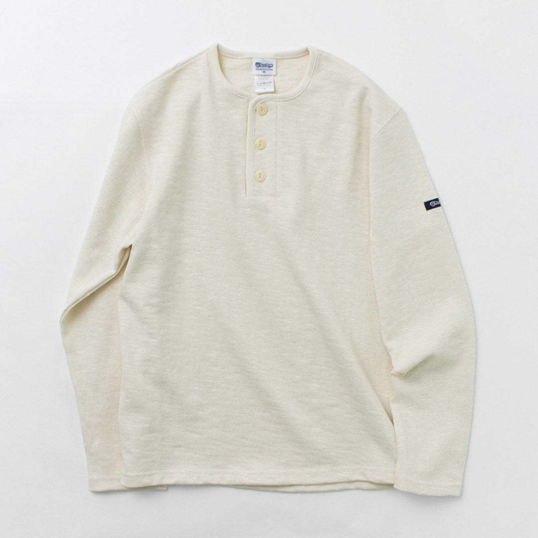 TIEASY / HDCS Henry neck long sleeve T-shirt