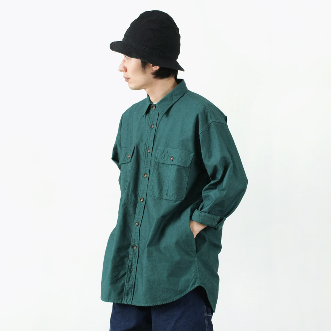 FNOR / Grandval garment dye Shrimp sleeve shirt coat