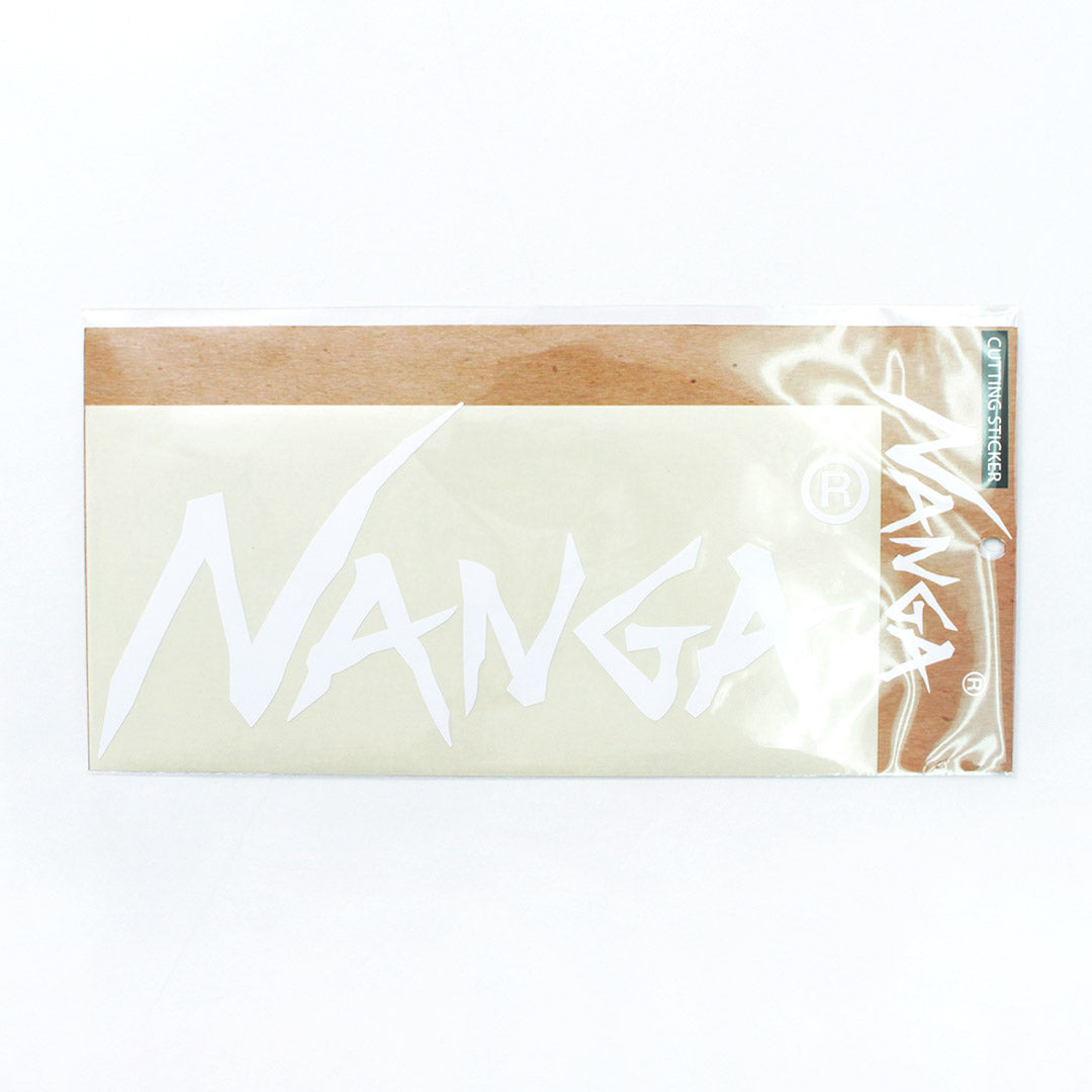 NANGA / Logo cutting sticker (L)