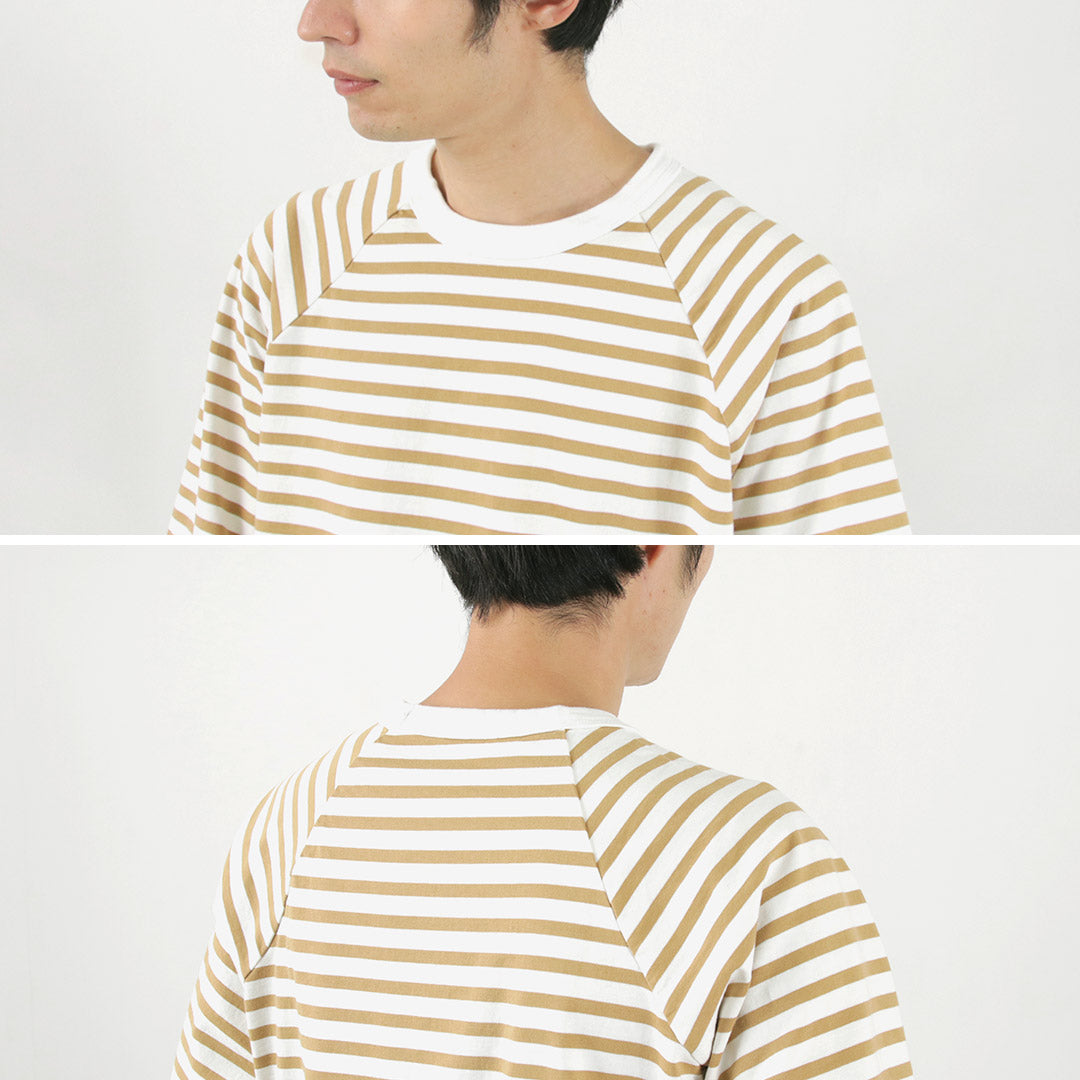 HAVE A GOOD DAY / Stripe Loose Short Sleeve T-Shirt