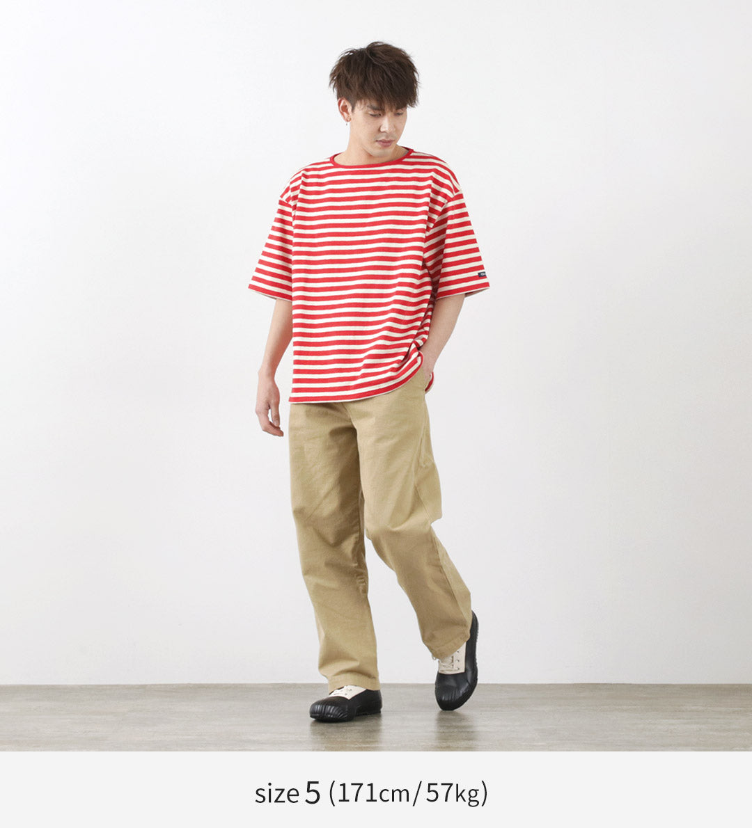 TIEASY / HDCS Big Stripe Boat-Co Chirt T-shirt