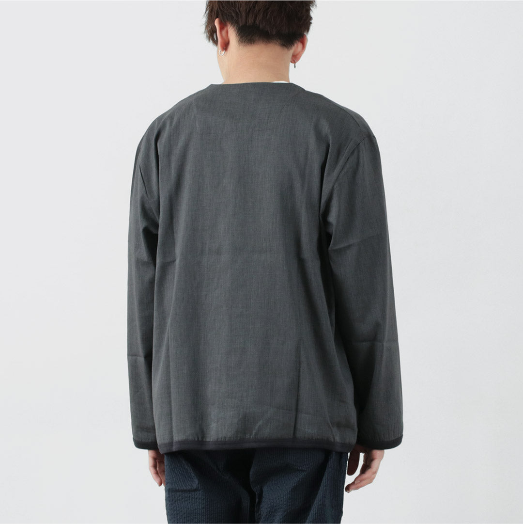 RE MADE IN TOKYO JAPAN / Linen Coolmax Shirt Cardigan