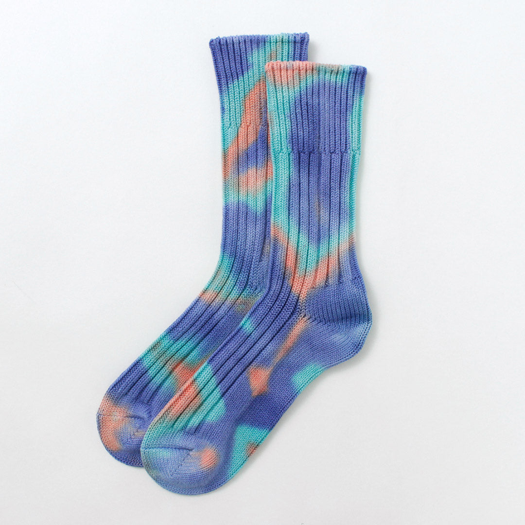 Rototo / Chunky Rib Crew Choques Tie-Dye