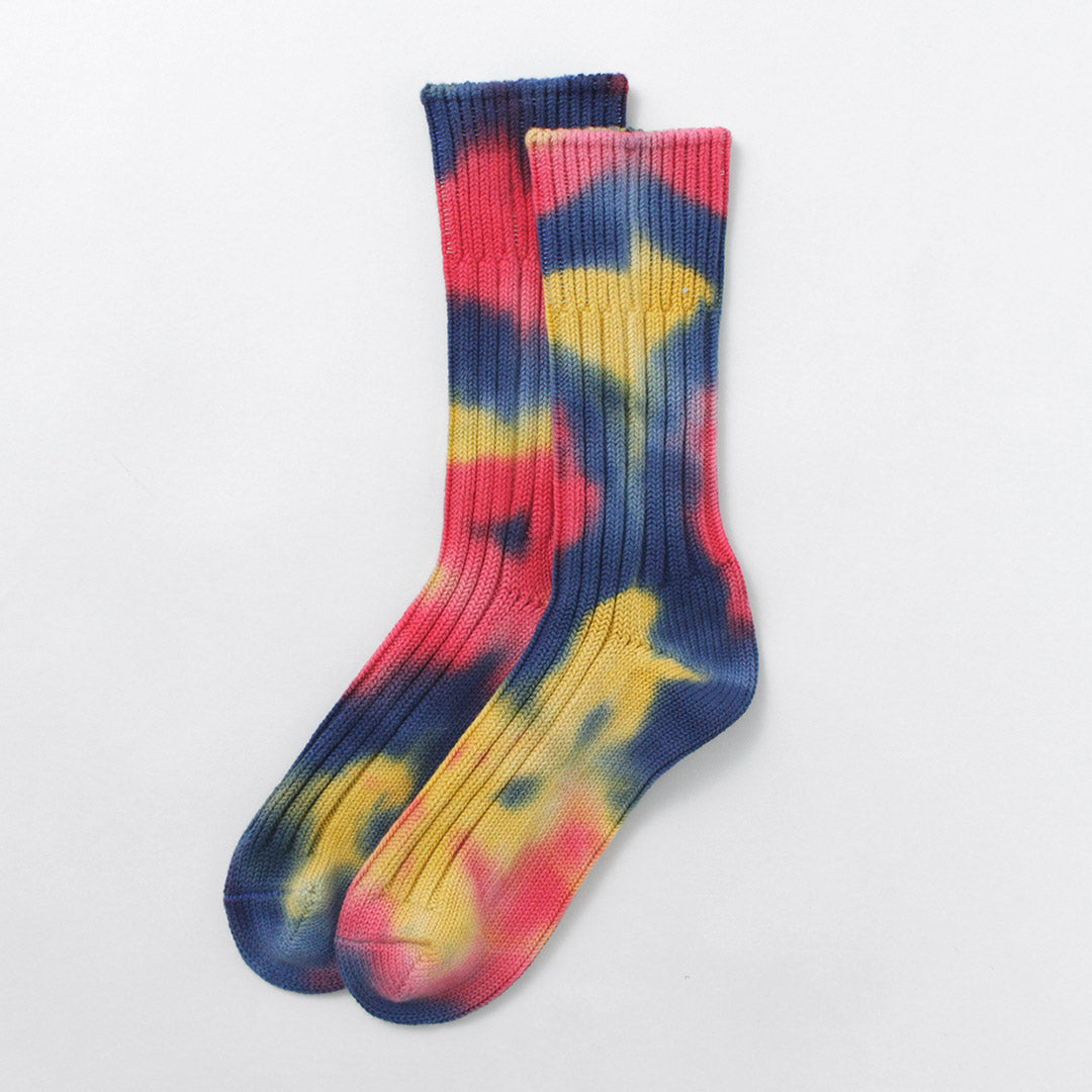 Rototo / Chunky Rib Crew Choques Tie-Dye