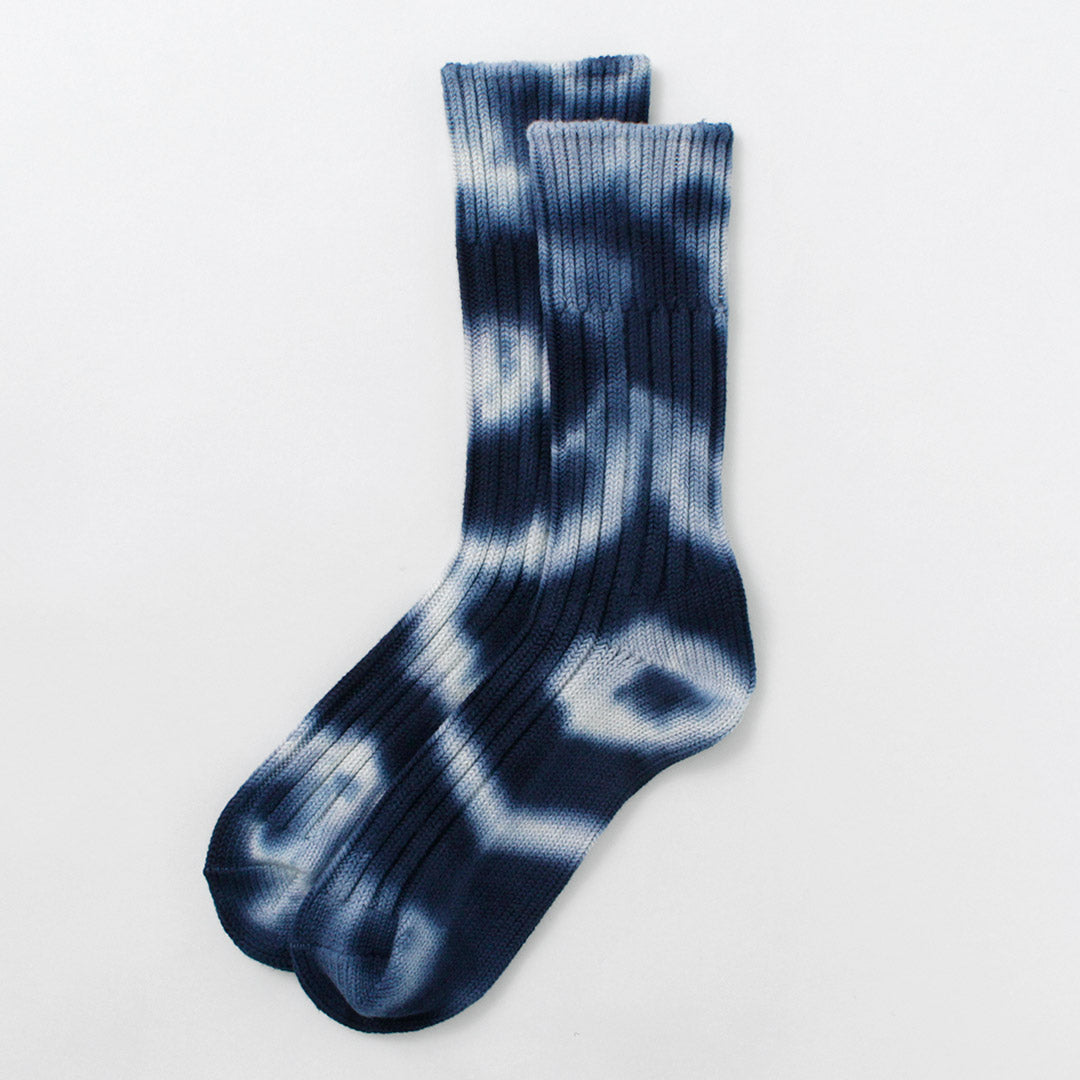 Rototo / Chunky Rib Crew Choques Tie-Dye