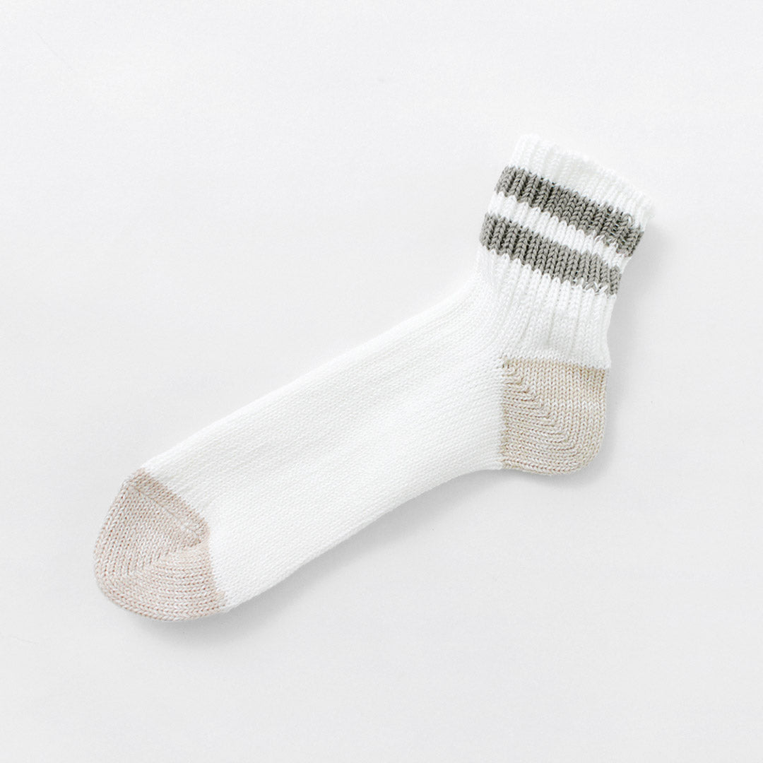 ROTOTO / O.S. Ribbed ankle socks