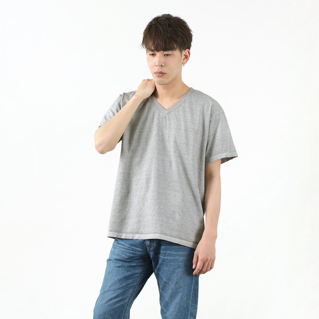 GOOD ON / Short sleeve V-neck T-shirt