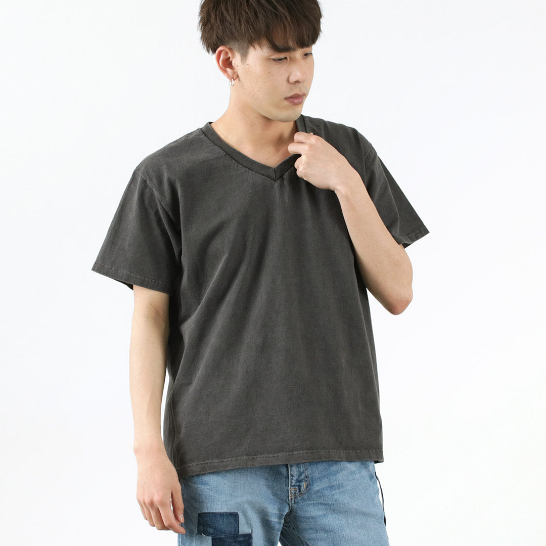 GOOD ON / Short sleeve V-neck T-shirt