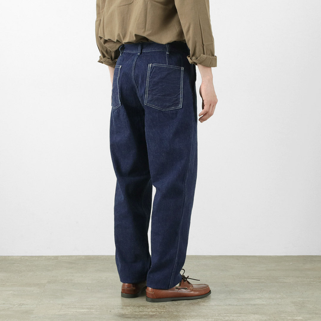 FOB Factory / F0511 WW2 Denim Deck pantaux un lavage